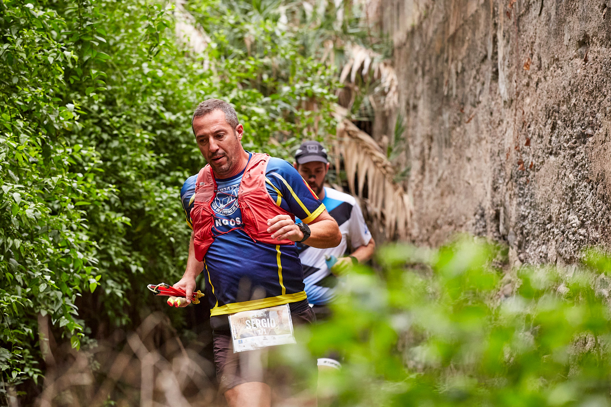 Hombre corriendo la Trial Pino Santo 2024